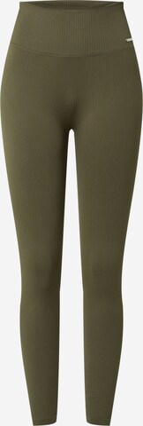 Skinny Pantalon de sport aim'n en vert : devant