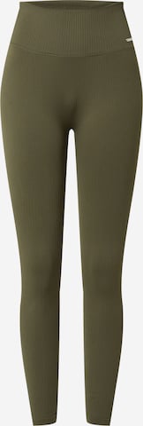 aim'n - Skinny Pantalón deportivo en verde: frente