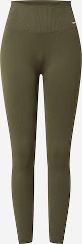 aim'n - Skinny Calças de desporto em verde: frente