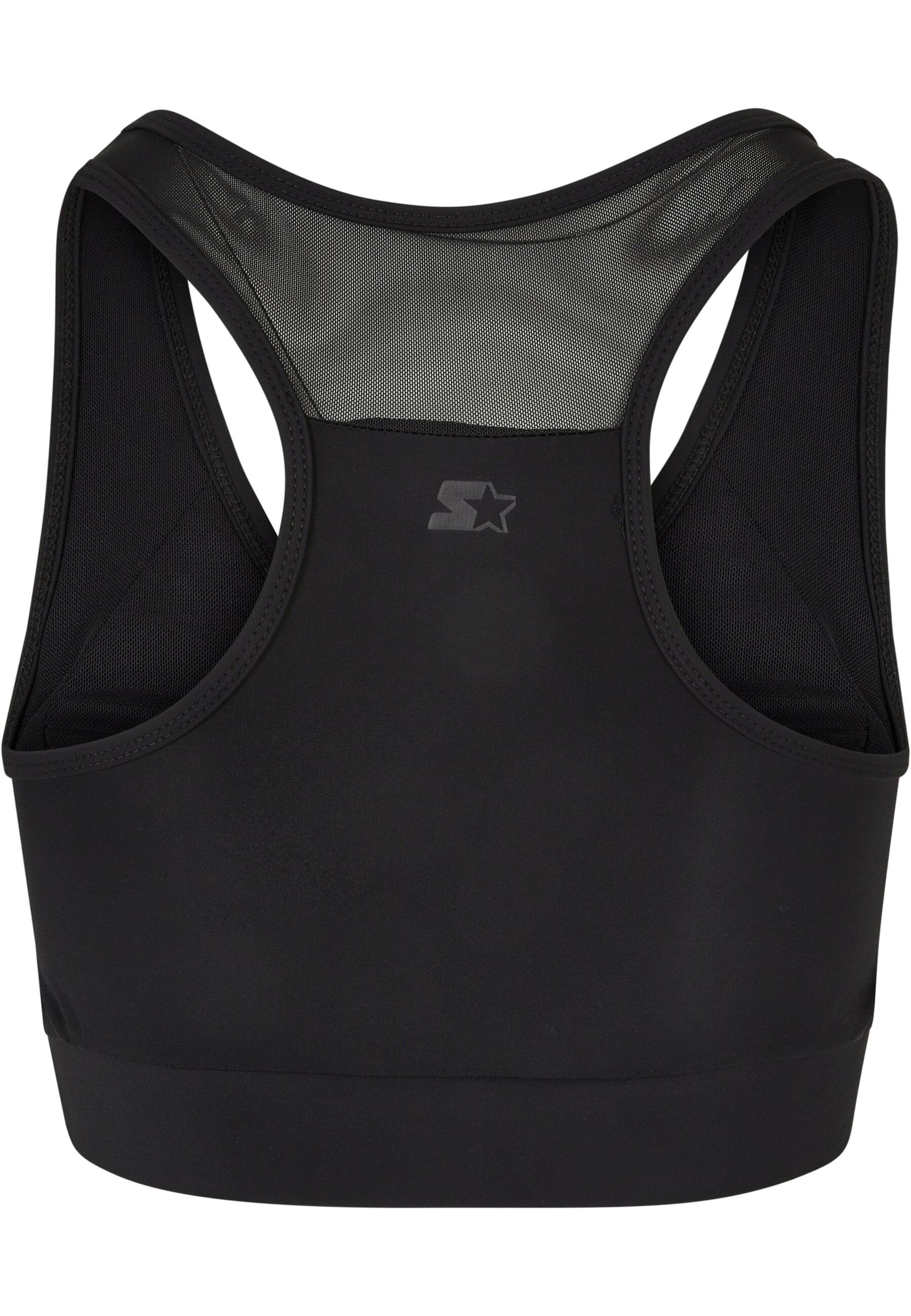 Starter Black Label Õlapaelteta topp Spordirinnahoidja, värv must