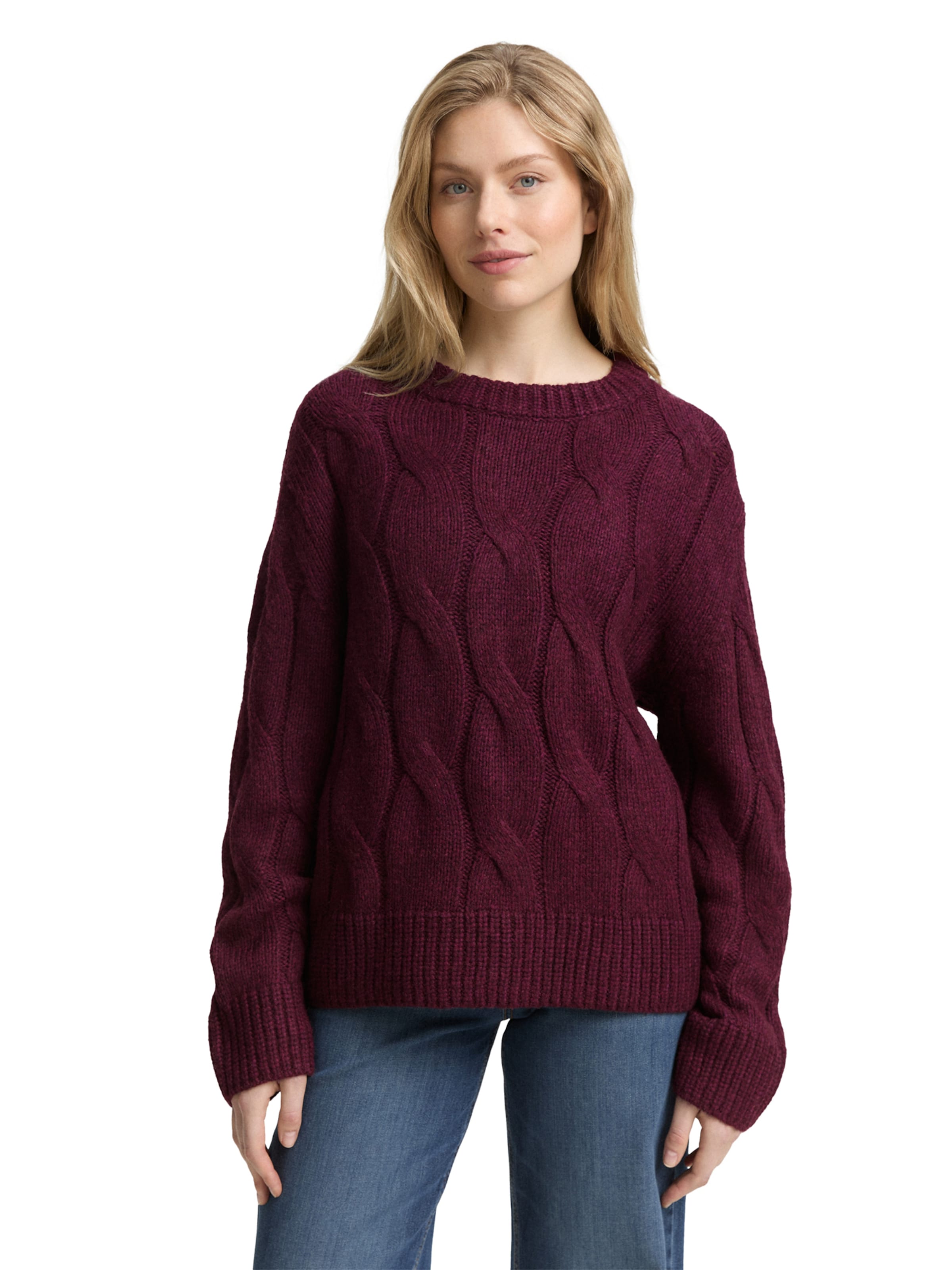 TOM TAILOR Sweater in Red: front