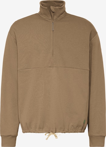 VAUDE Sportsweatshirt 'Redmont' in Braun: Vorderseite