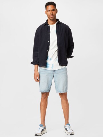 TOM TAILOR DENIM Regular Shorts in Blau