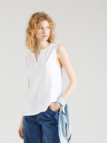 Top di s.Oliver in bianco: frontale
