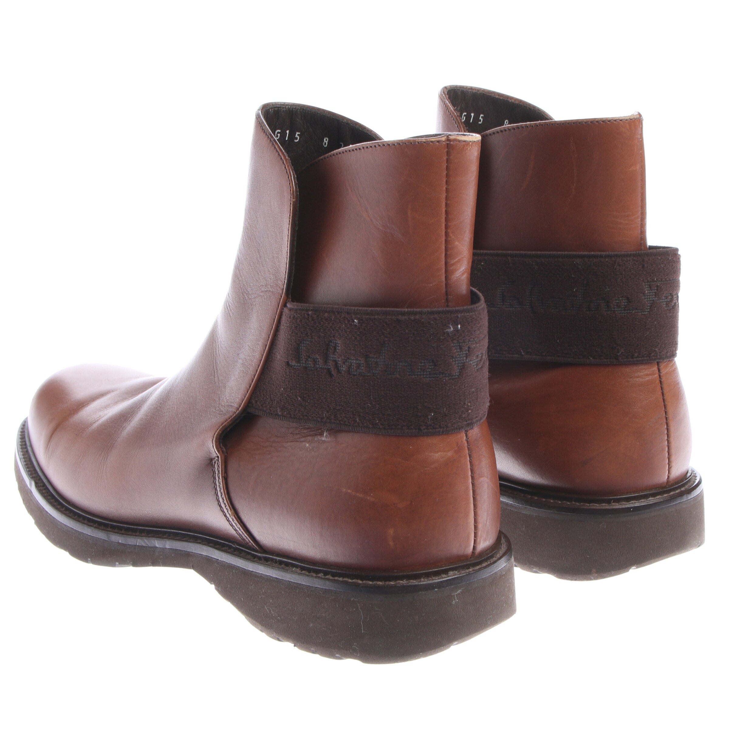 Salvatore Ferragamo Stiefeletten 41 in Braun