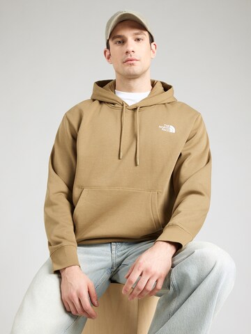 THE NORTH FACE Sweatshirt 'ESSENTIAL' in Braun: Vorderseite