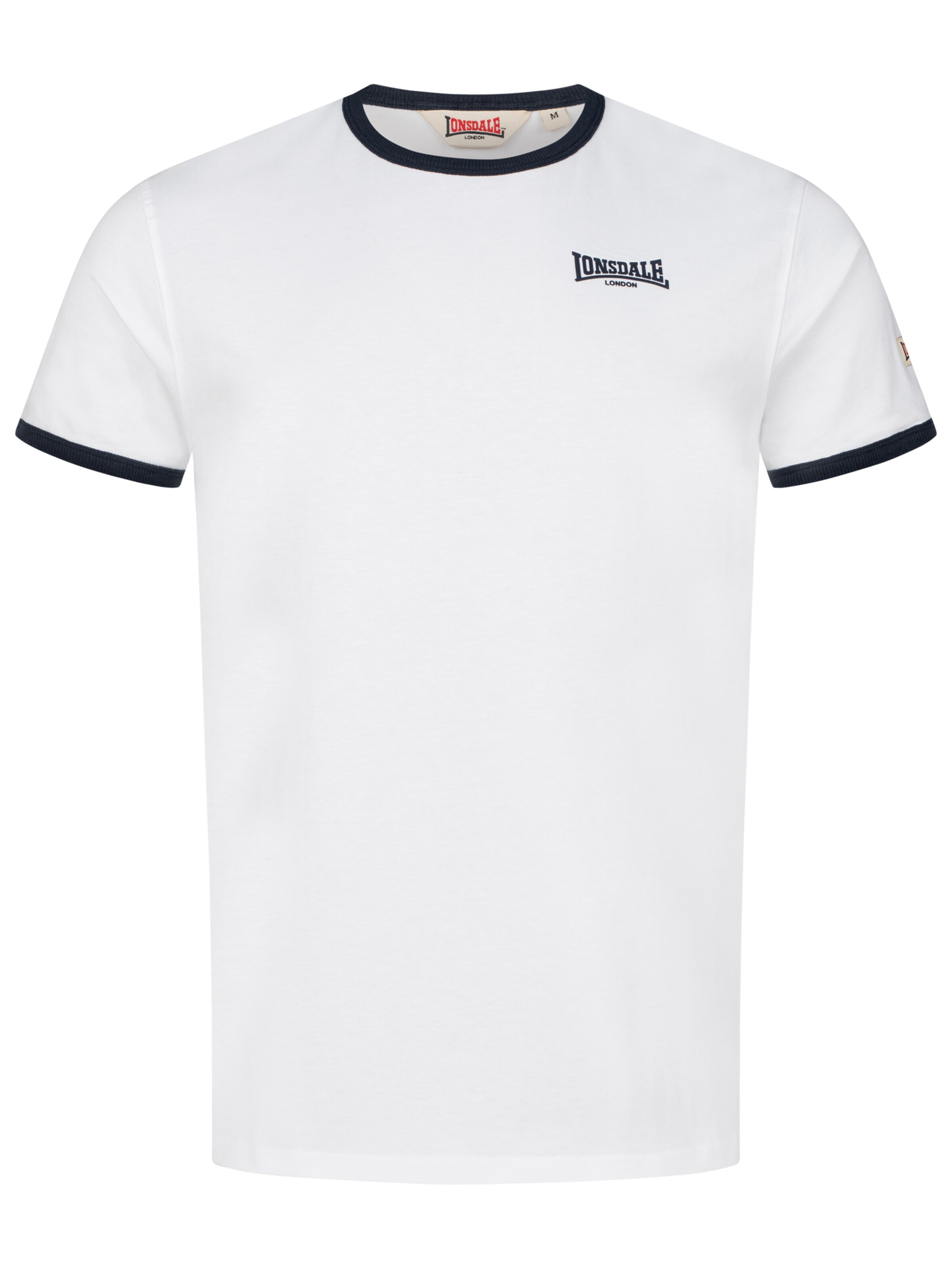 LONSDALE Tričko 'Trelill' - Biela: predná strana