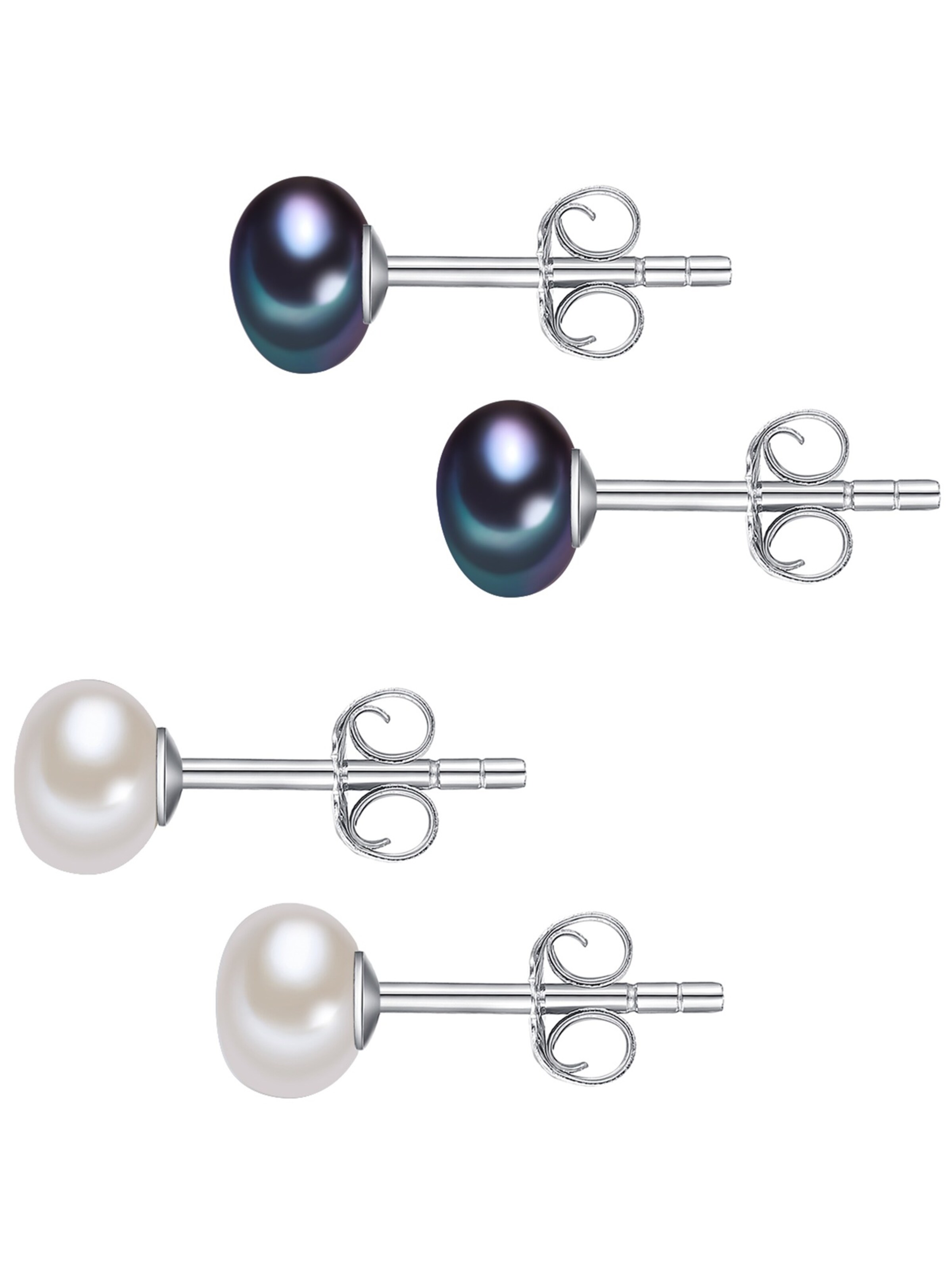 Boucles d'oreilles Lulu & Jane en bleu