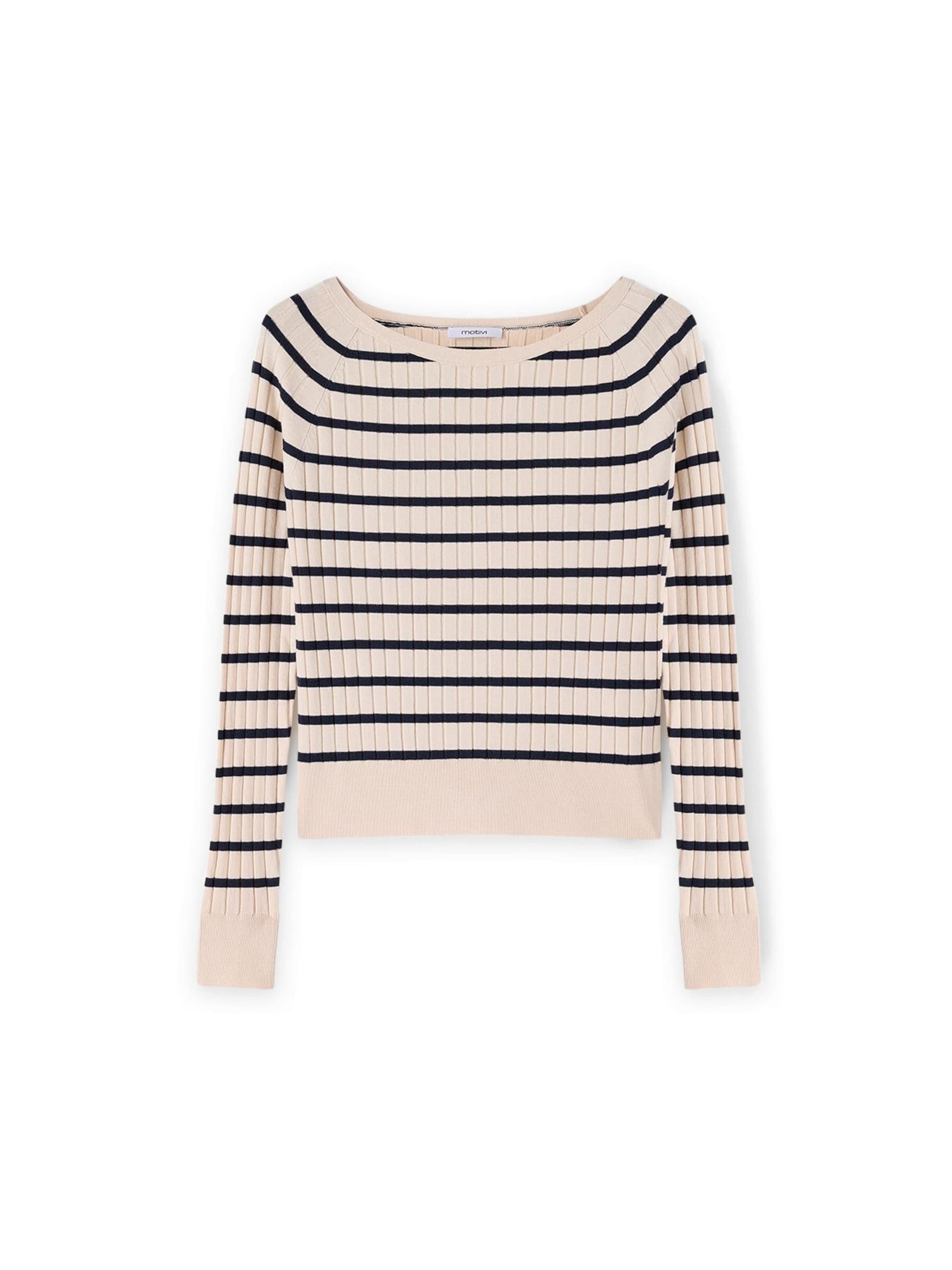 MOTIVI Pullover‌‌‌‌‌‌‌ in Weiß: Vorderseite