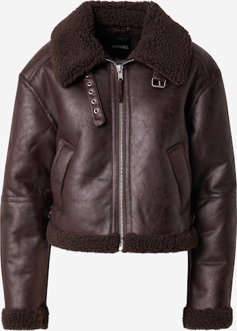 Veste mi-saison Monki en marron : devant