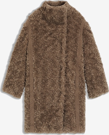 BOSS Pitkä talvitakki värissä ruskea: etupuoli