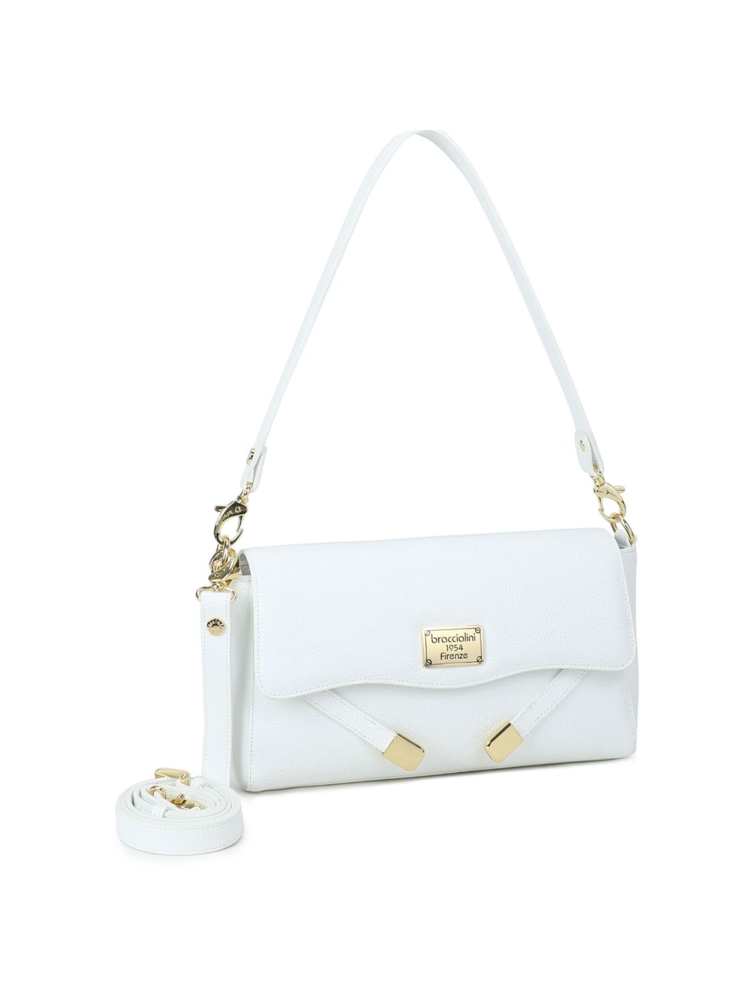 Braccialini - Bolso de hombro 'Sara' en blanco