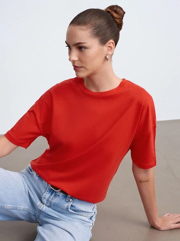 T-shirt Dilvin en rouge