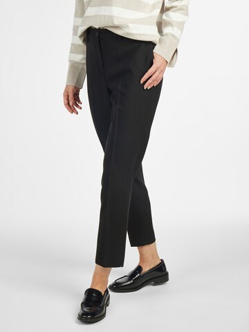 Lovely Sisters Regular Pleated Pants 'Harvey' in Black: front