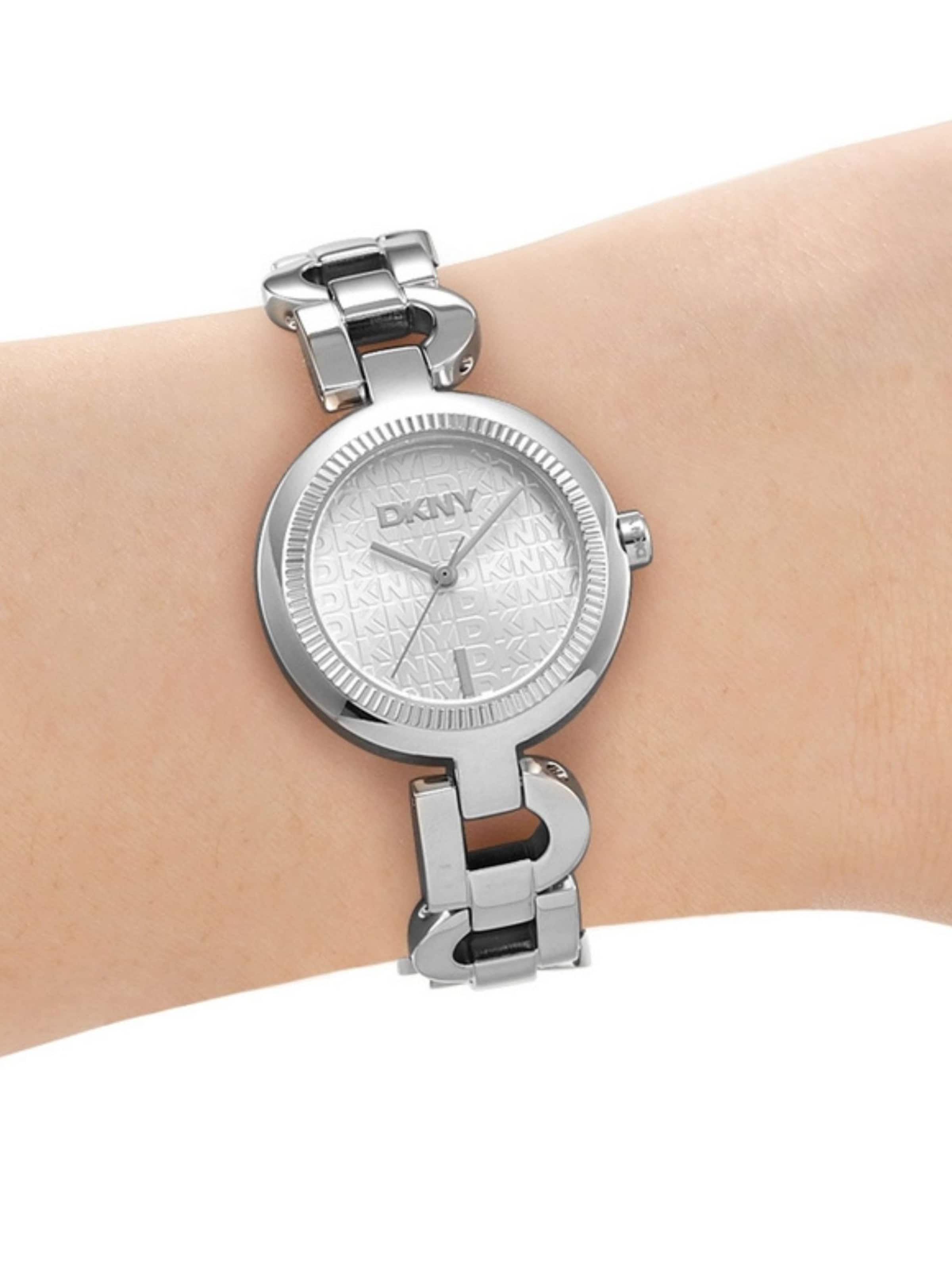 DKNY Analoog horloge in Zilver: voorkant