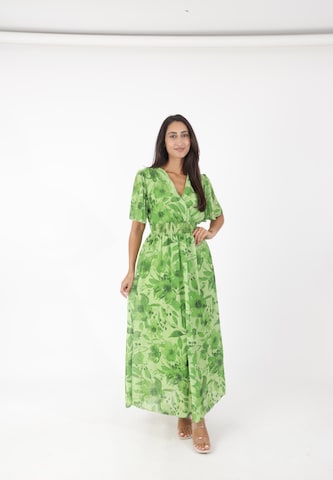 Robe d’été Elara en vert : devant
