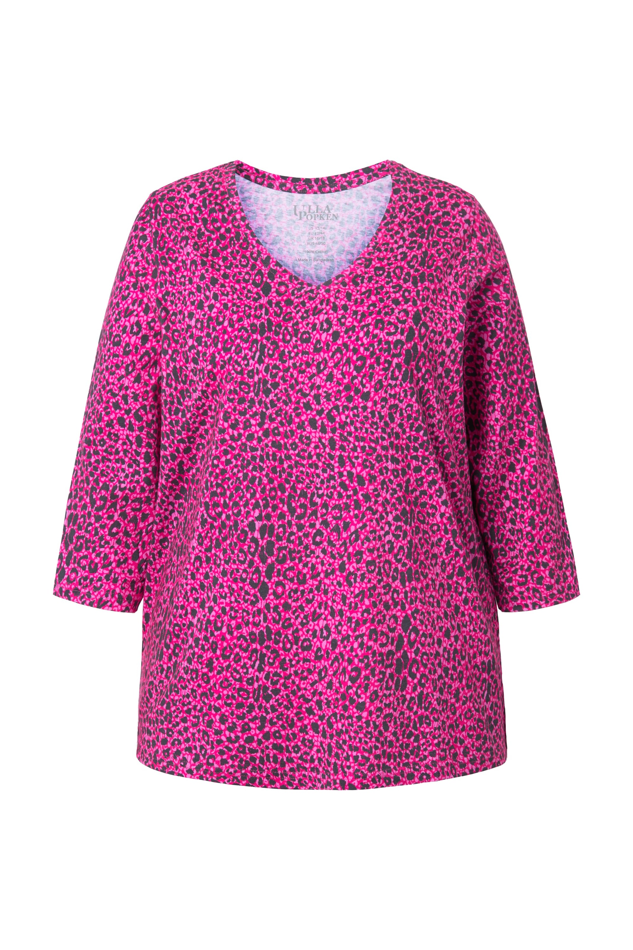 Ulla Popken Shirt in Roze: voorkant