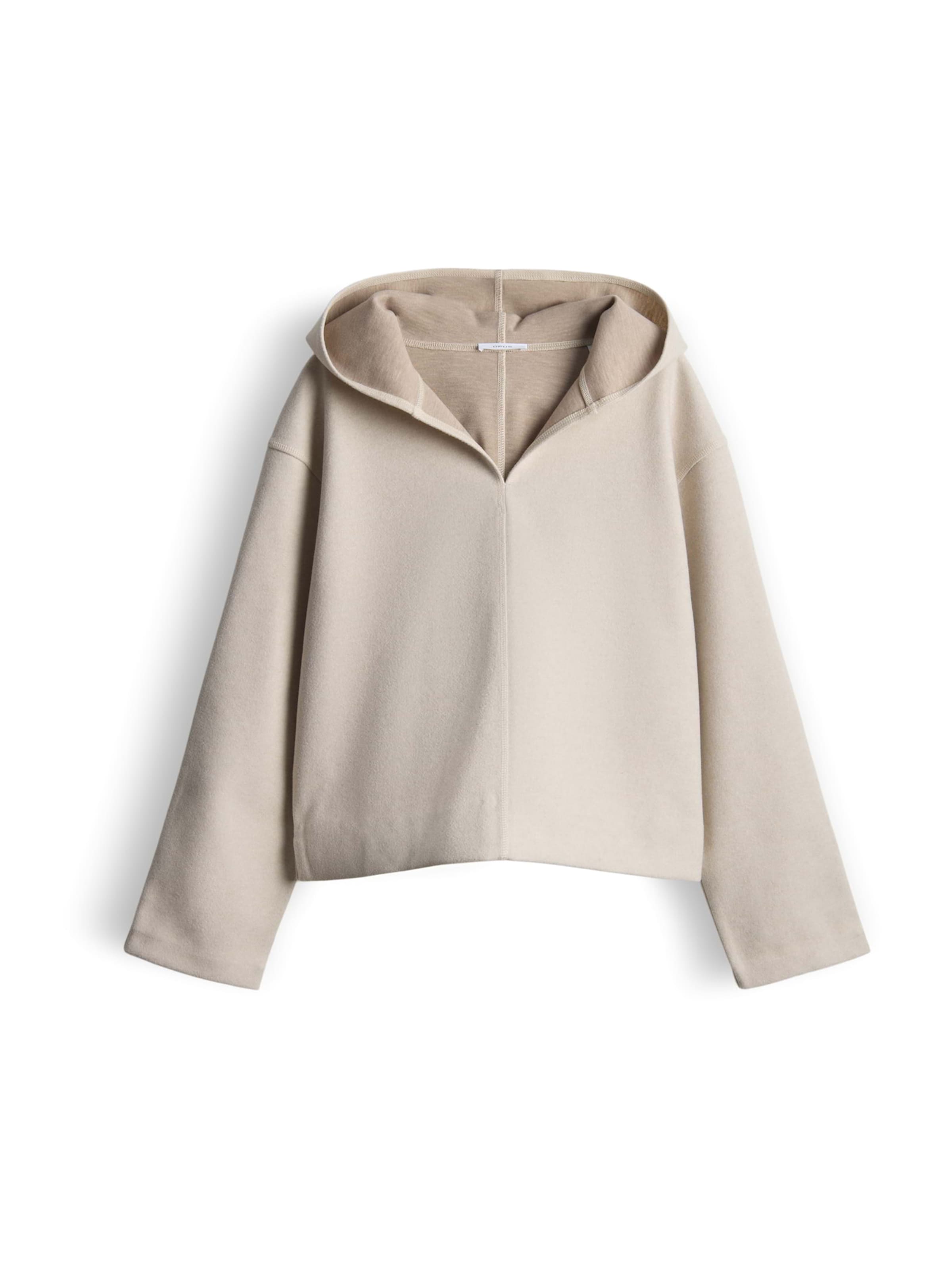 OPUS - Sweatshirt 'Gubel' em bege: frente