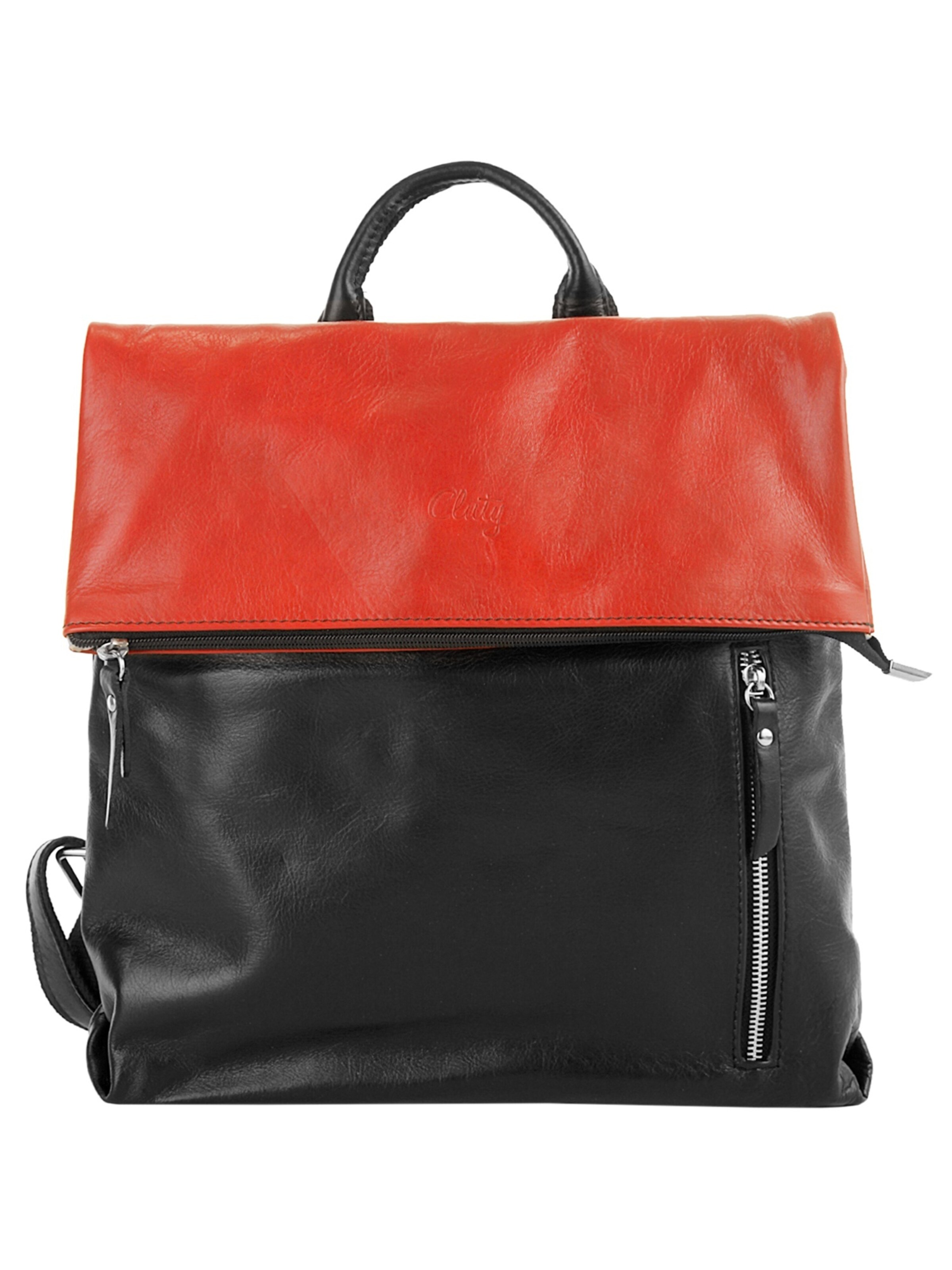 Cluty Backpack in Red: front