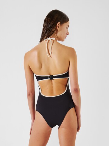 Bandeau Maillot de bain Karl Lagerfeld en noir