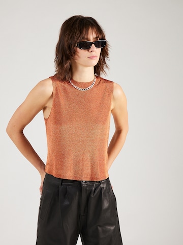 DRYKORN Knitted Top 'NOARA' in Brown