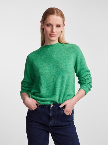 PIECES Pullover 'JULIANA' i grøn: forside