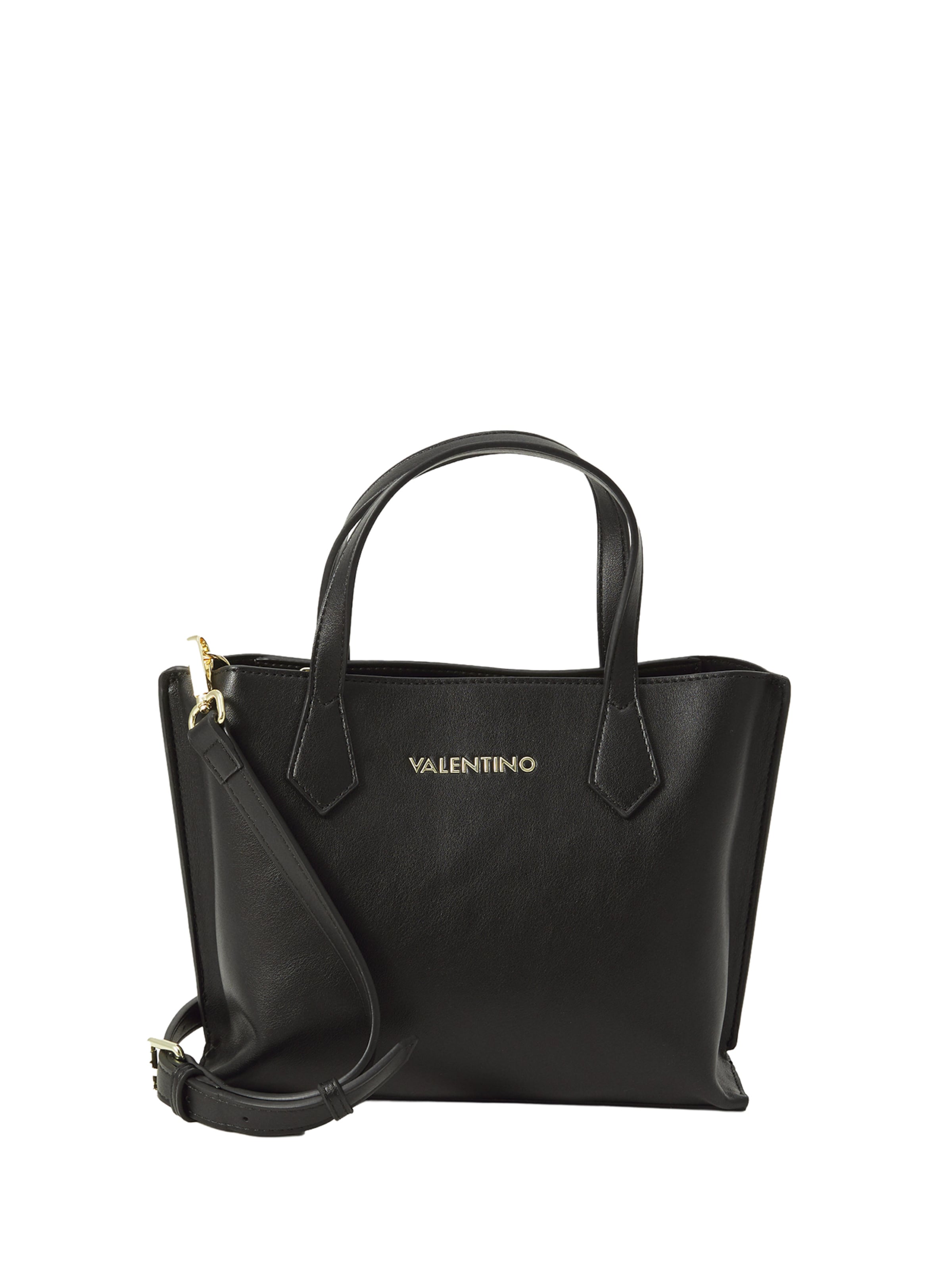 Borsa a mano 'SPECIAL FLOR' di VALENTINO in nero: frontale