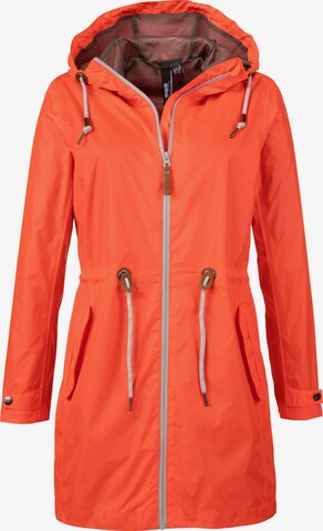 LPO Raincoat in Red: front