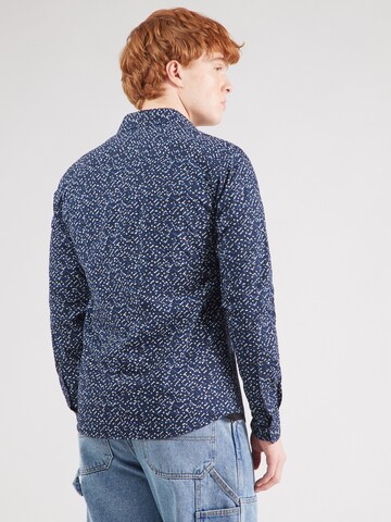 Coupe slim Chemise s.Oliver en bleu
