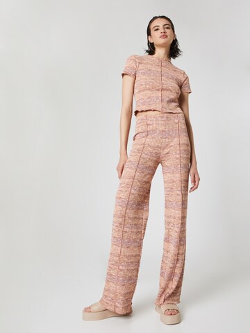 Wide Leg Pantalon 'Leesha' A LOT LESS en mélange de couleurs