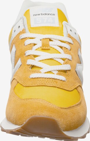 Sneaker bassa '574' di new balance in giallo