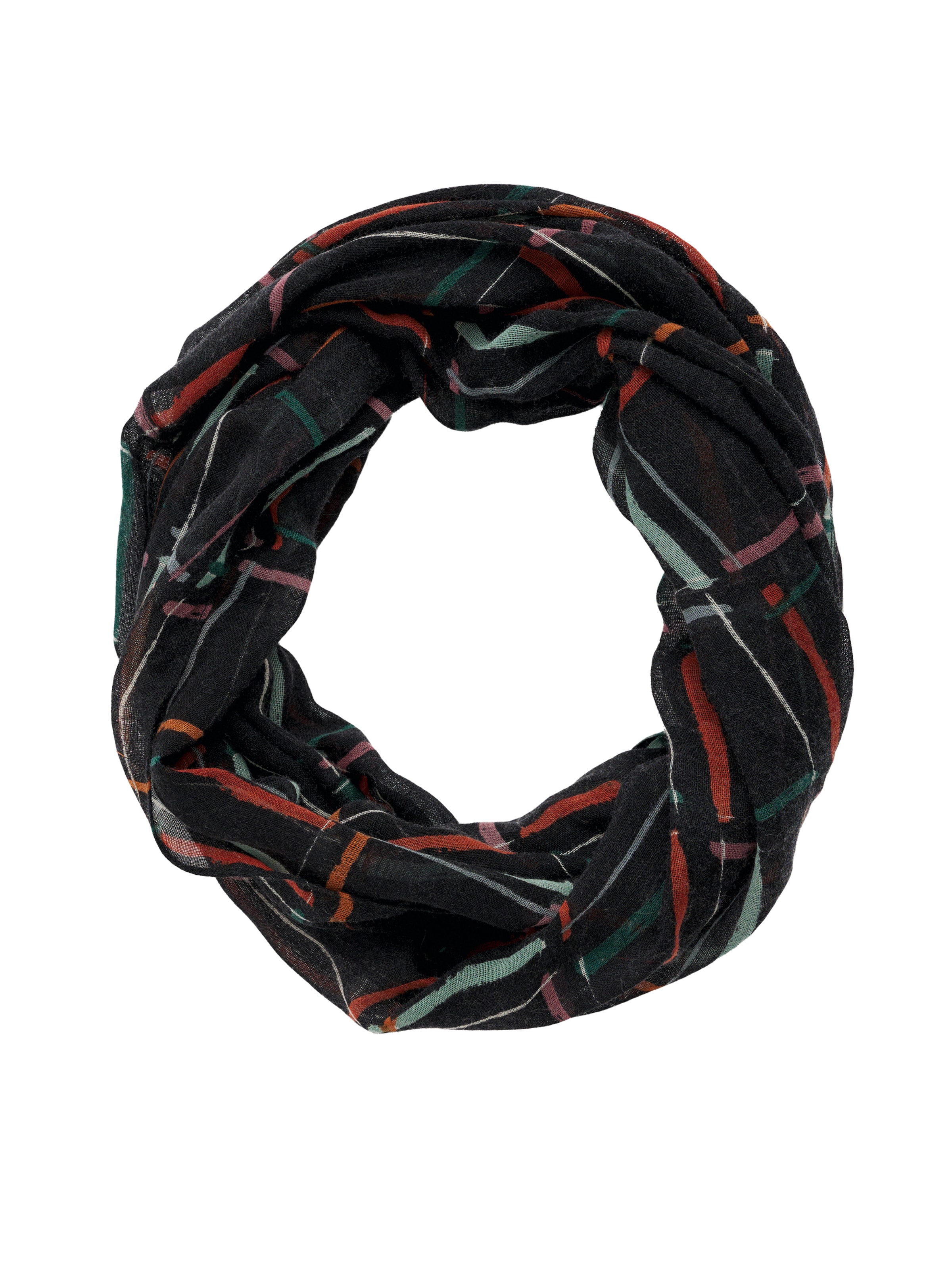 Seasalt Cornwall Šála 'Pretty Circle' – černá: přední strana