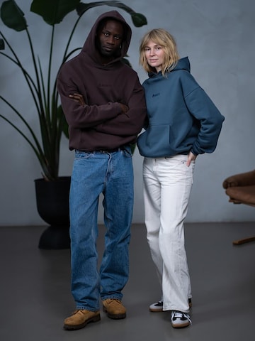 NOORLYS Sweatshirt 'PUNDIG' in Blue: front