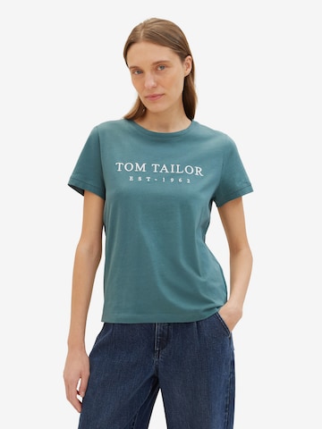 žalia TOM TAILOR Marškinėliai: priekis
