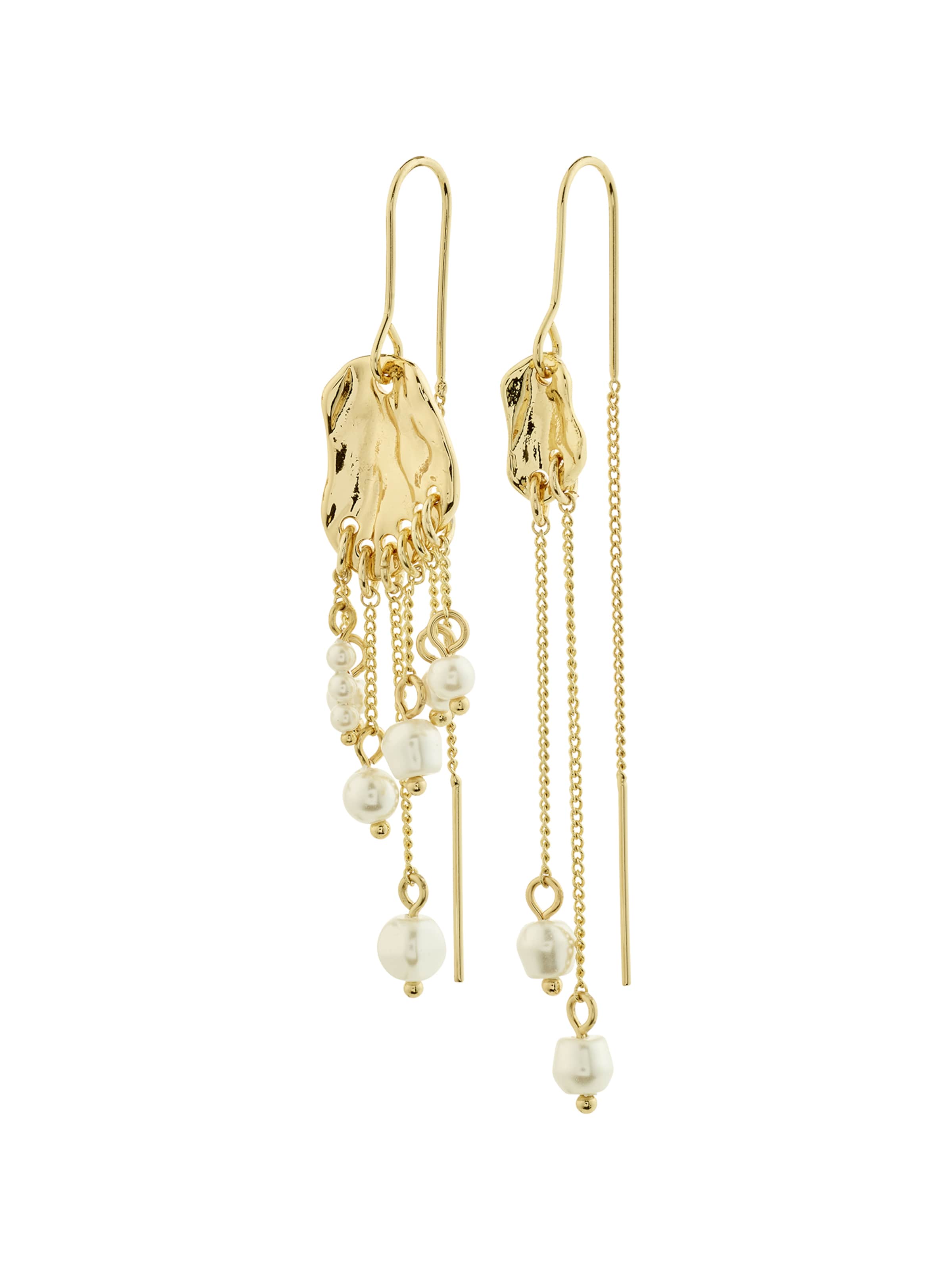 Cercei 'Breeze' de la Pilgrim pe auriu: față