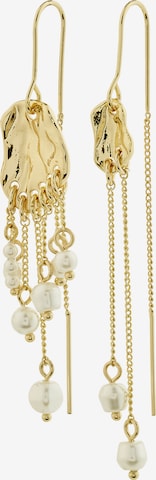 Boucles d'oreilles 'Breeze' Pilgrim en or : devant