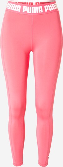 PUMA Sporta bikses, krāsa - neona rozā / balts, Preces skats