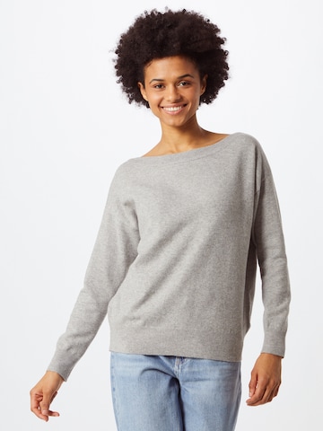 ICHI Sweater 'ALPA' in Grey: front