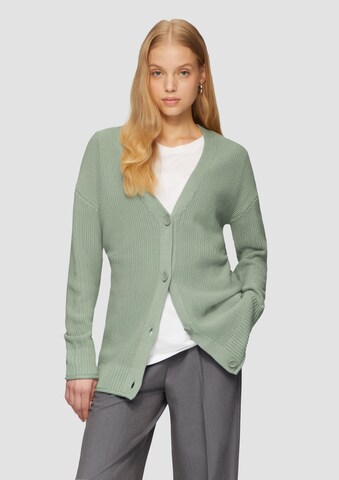 Cardigan QS en vert : devant