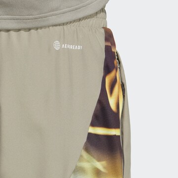 ADIDAS PERFORMANCE Regular Workout Pants 'Designed for Movement' in Green