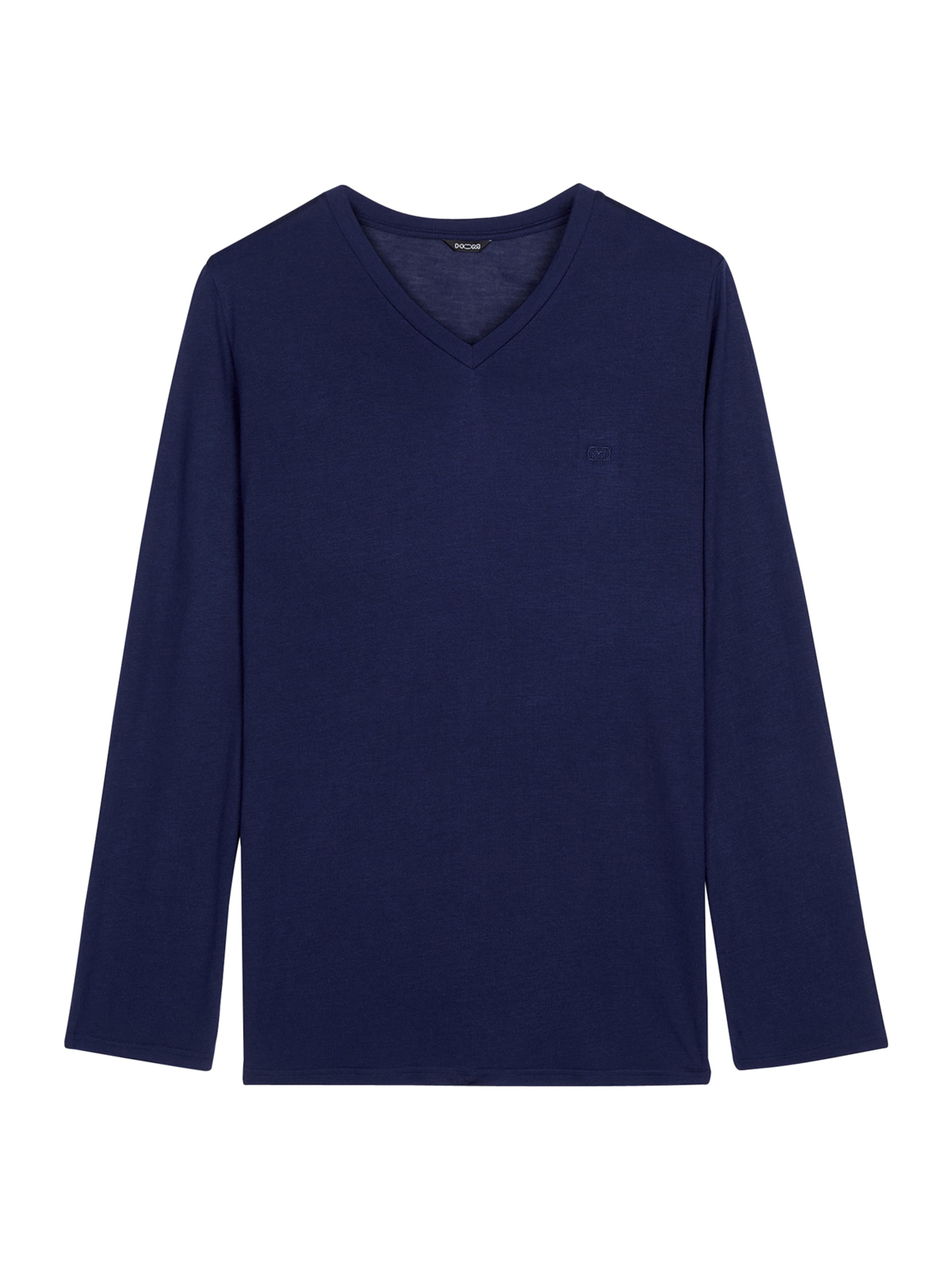 HOM Shirt ' Cozy Moon ' in Blauw: voorkant