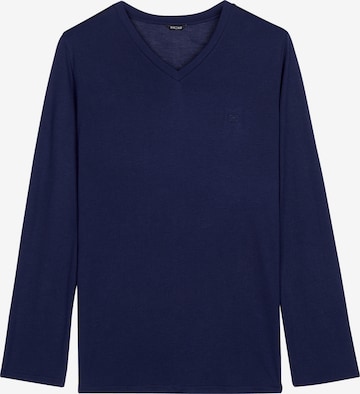 HOM Shirt ' Cozy Moon ' in Blauw: voorkant