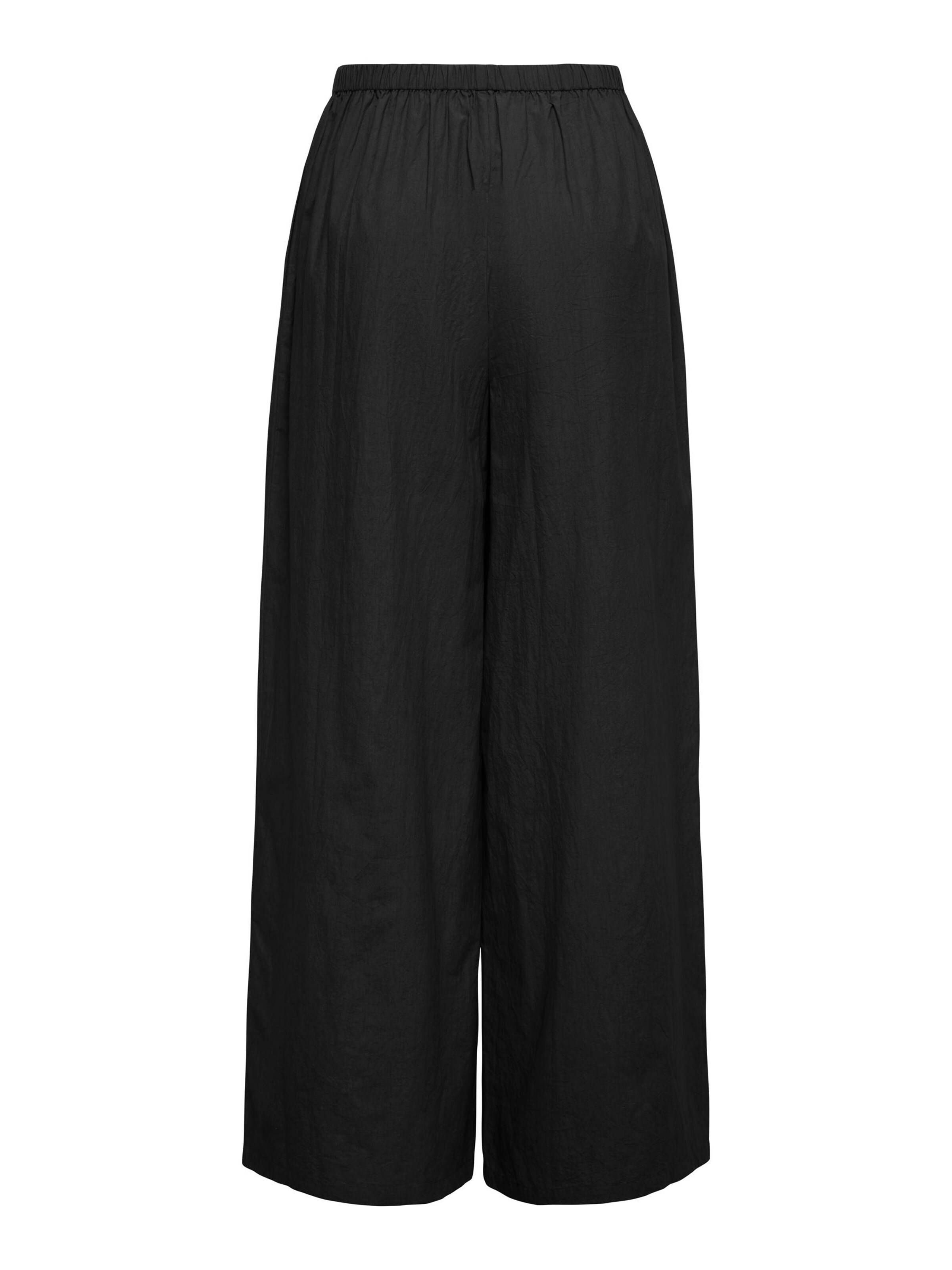 JDY Wide Leg Hose 'JDYEliza' in Schwarz