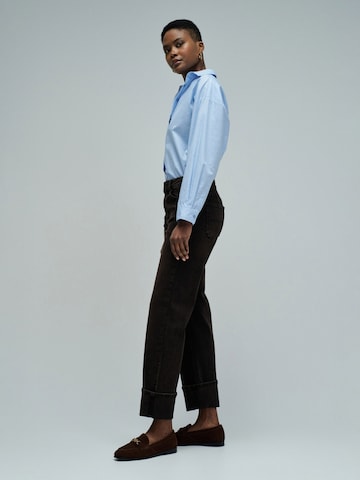 Coupe slim Jean Salsa Jeans en marron