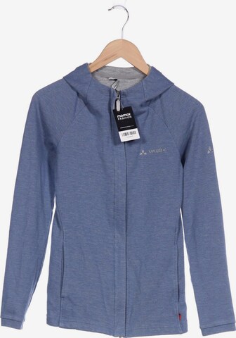 VAUDE Sweatshirt & Zip-Up Hoodie in S in Blue: front