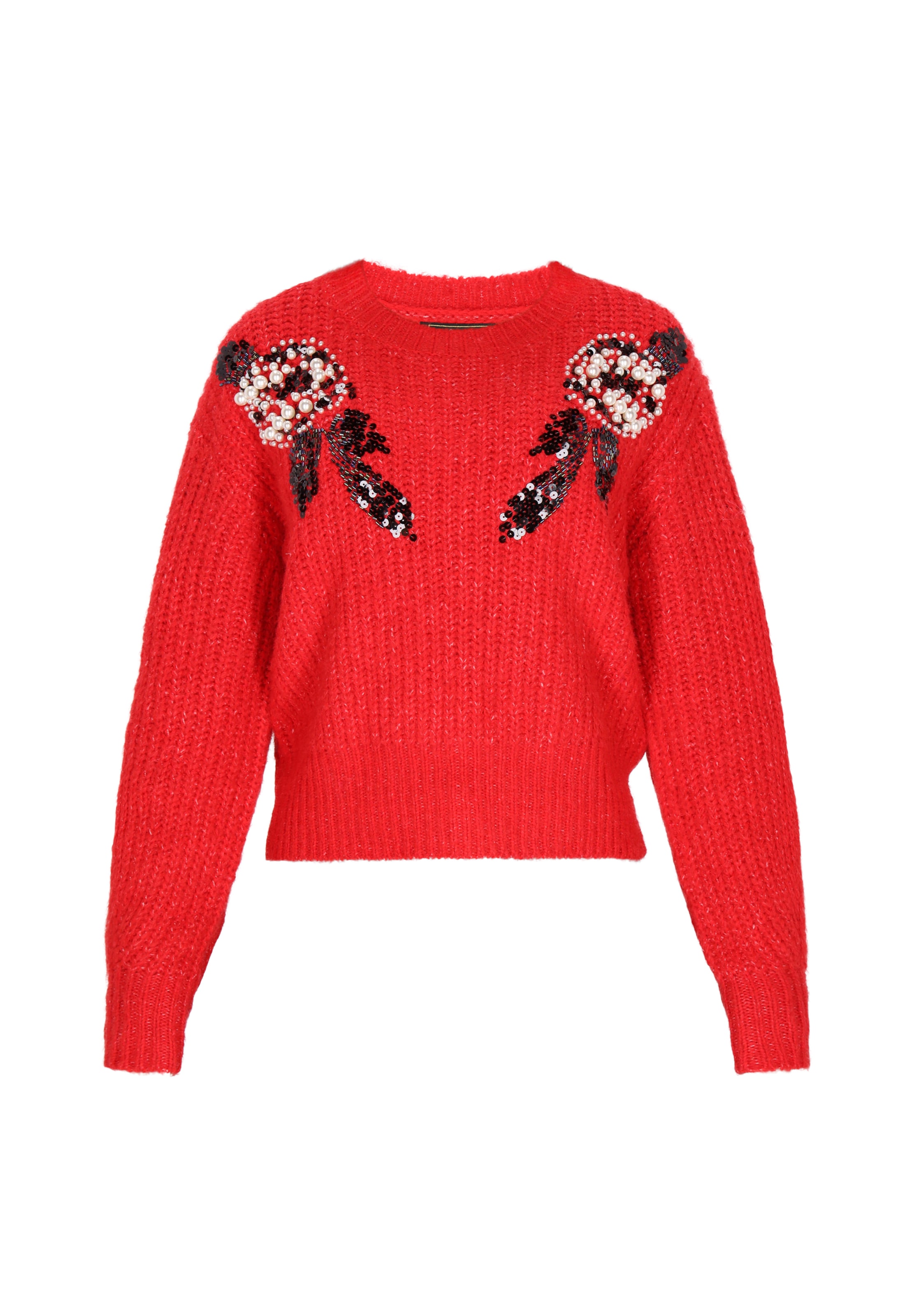 faina Pullover in Rot: Vorderseite