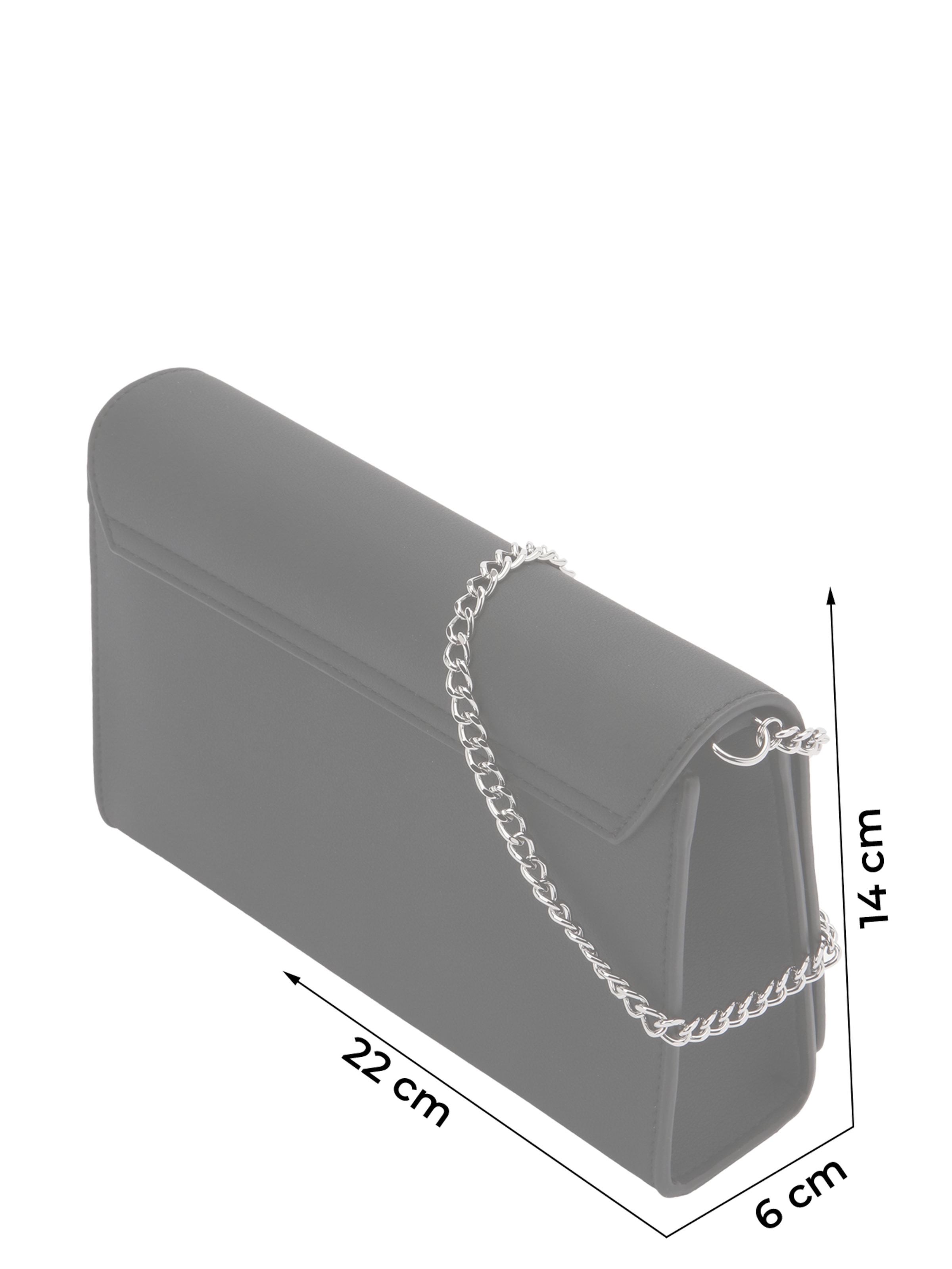 Pochette Love Moschino en noir