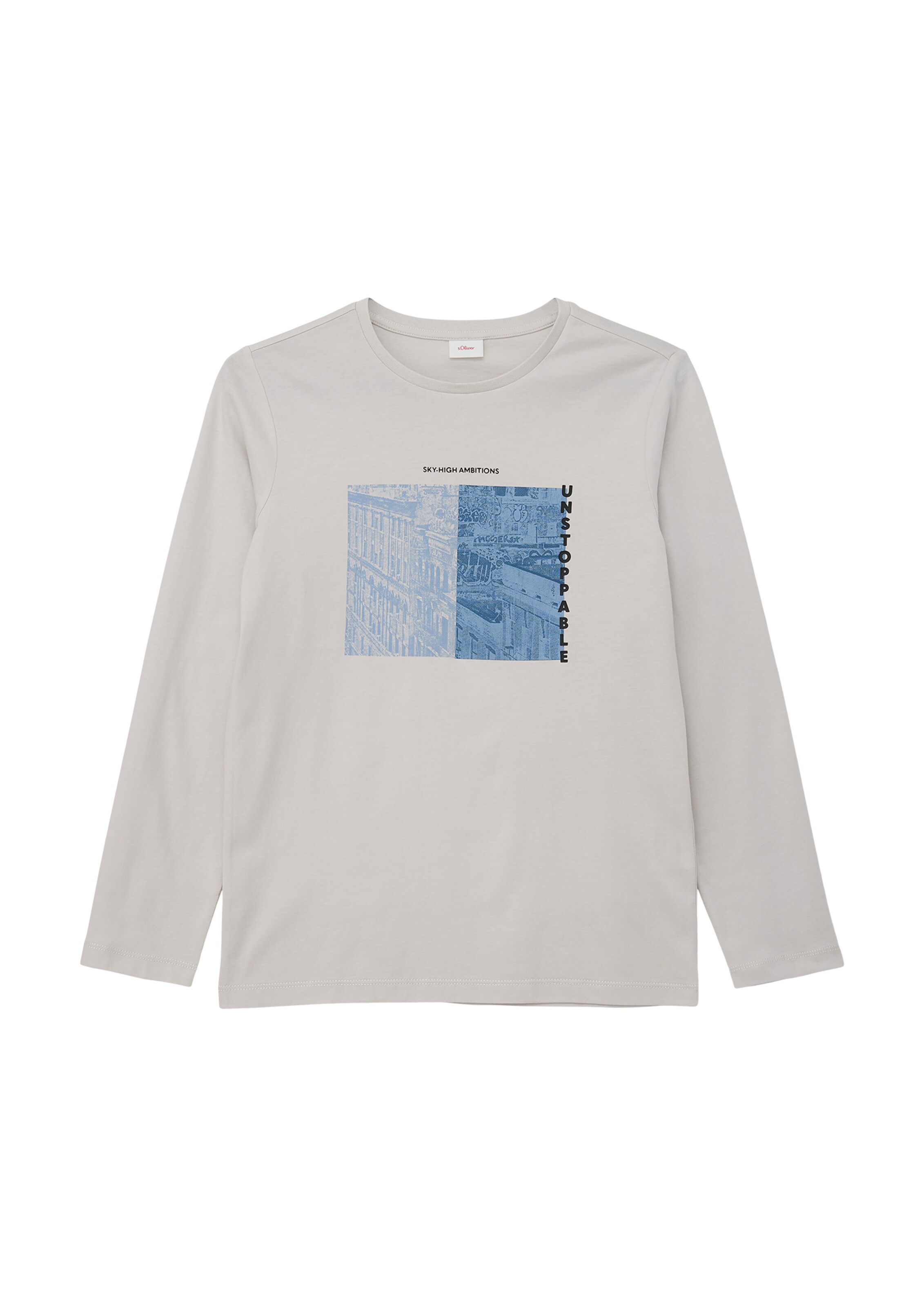 s.Oliver Shirt in Grau: Vorderseite