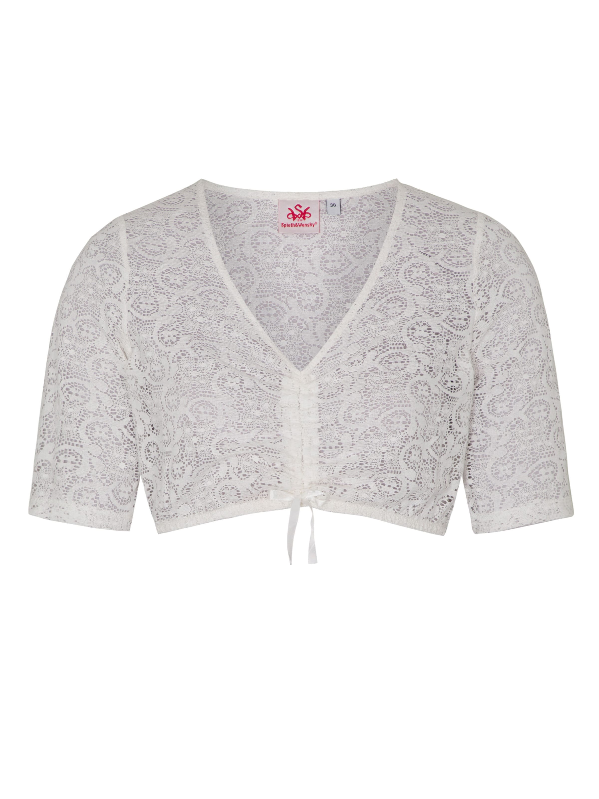 SPIETH & WENSKY Traditional blouse 'Duft' in White: front