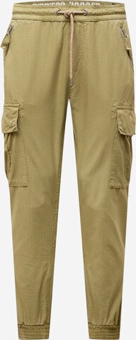 Pantaloni cargo di ALPHA INDUSTRIES in verde: frontale